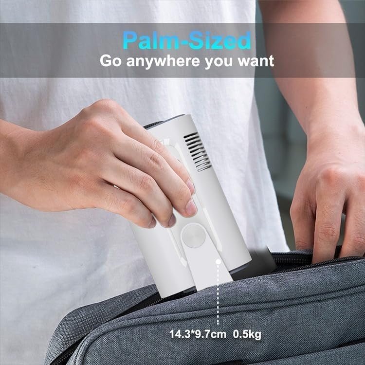Mini Smart Projector 1080P 4K Support WiFi 6 Bluetooth 200" Screen - Kwikley