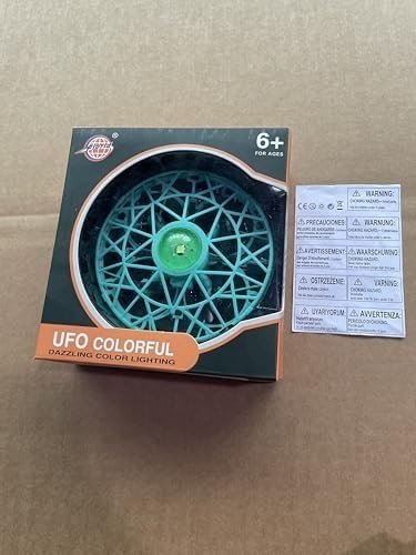 Mini UFO Drone Toy for Kids, Gesture Control Flying Ball, 360° Spin LED Lights - Kwikley