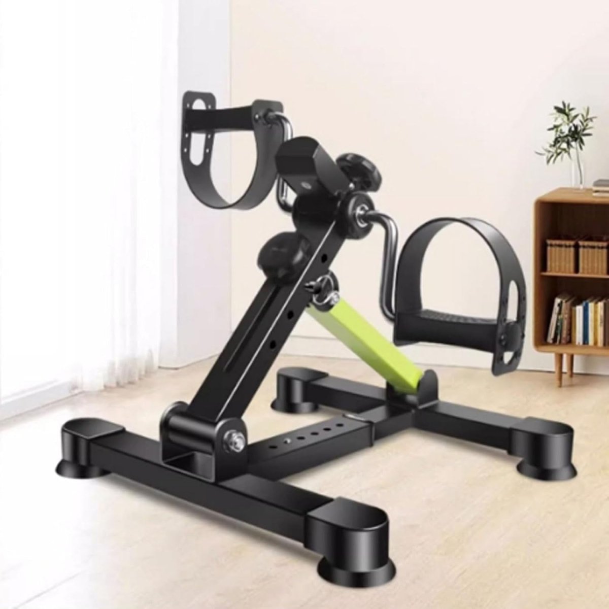 Mini Under Desk Pedal Trainer LCD Adjustable Resistance Rehab Bike - Kwikley