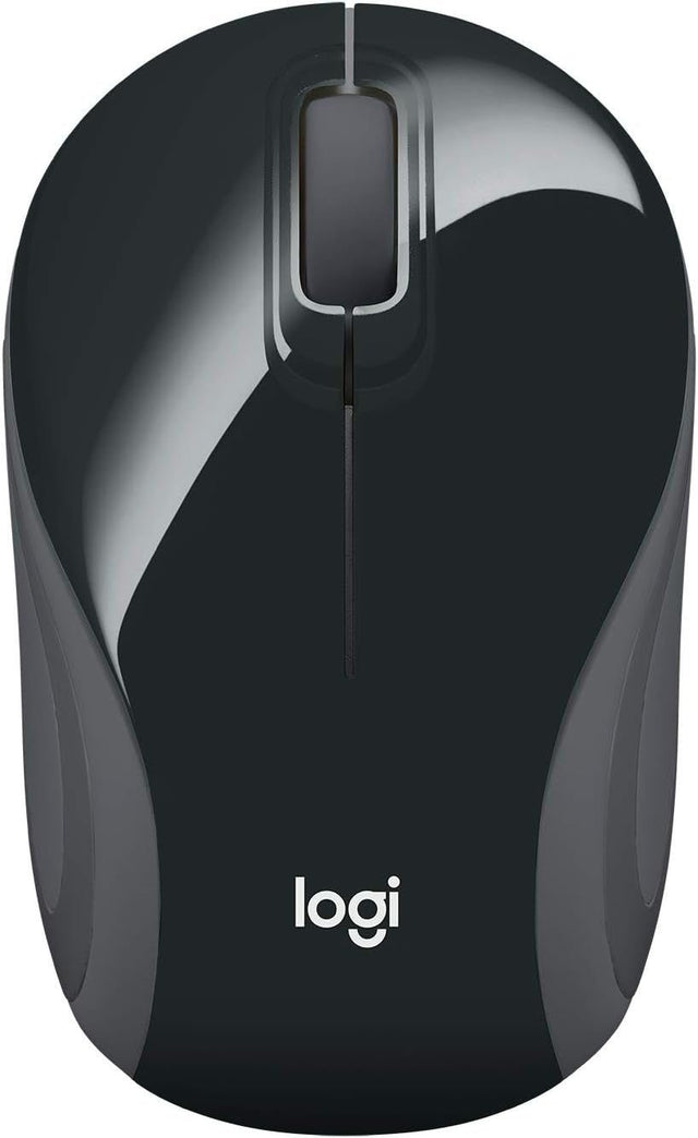 Mini Wireless Mouse USB Portable Pocket Laptop Travel Black