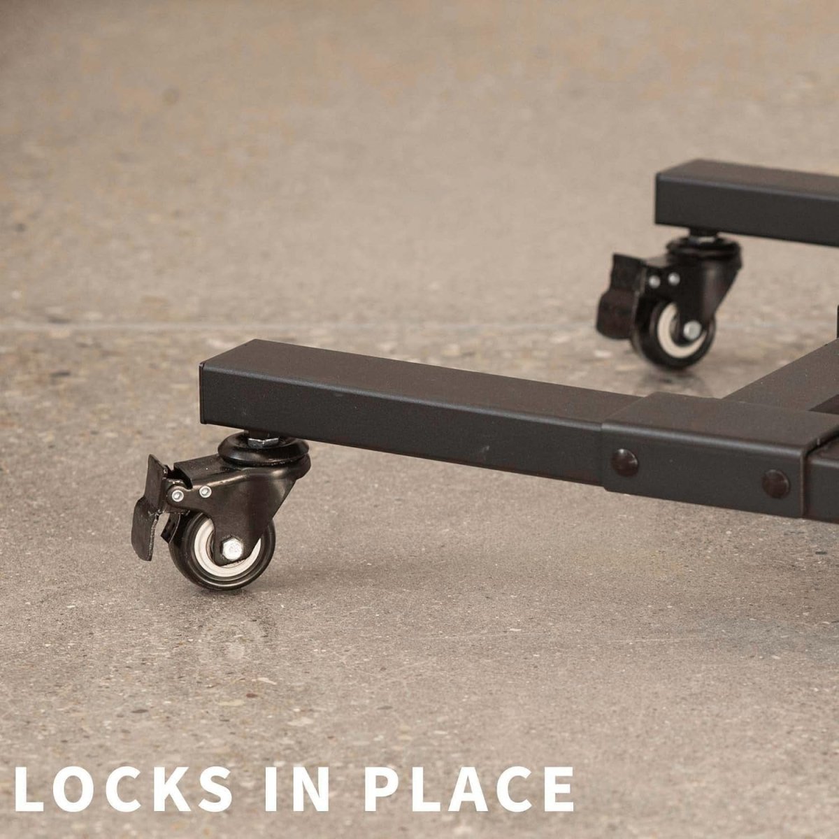 Mobile TV Stand 13–42” Tilt Mount on Wheels Adjustable Height Bracket - Kwikley