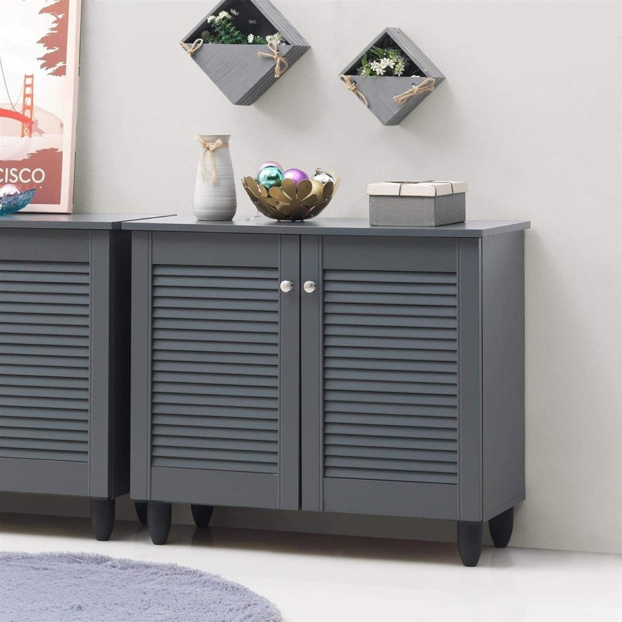 Modern 2 - Door Shoe Storage Cabinet | Space - Saving, Durable & Easy Assemble - Kwikley