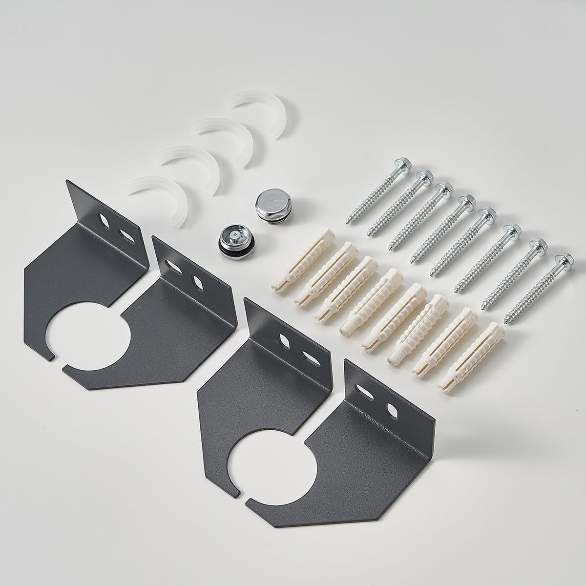 Modern Anthracite Vertical Radiator 1800x408mm Double Panel Central Heating - Kwikley