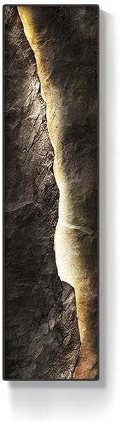 Modern LED Wall Art 3D Backlit Panel 120x30cm Lighted Decor - Kwikley