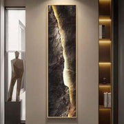 Modern LED Wall Art 3D Backlit Panel 120x30cm Lighted Decor - Kwikley