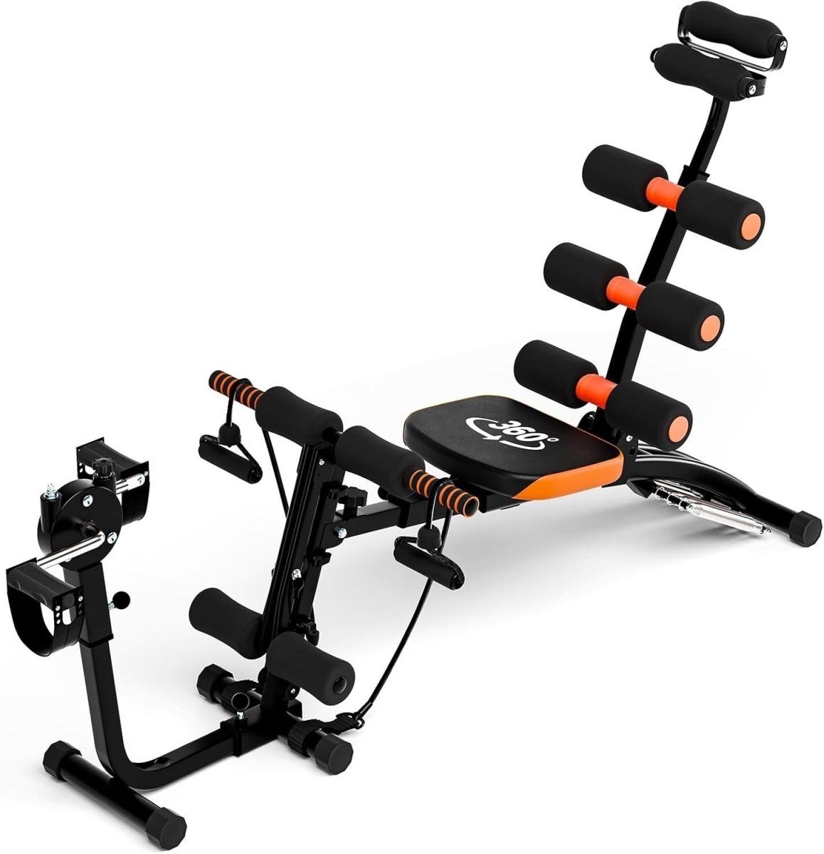Multi - Functional Adjustable Ab Trainer Bench Full Body Home Gym Workout - Kwikley