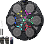 Music Boxing Machine Bluetooth LED Wall Mount Punch Trainer Home - Kwikley