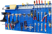 Navy Wall - Mount Pegboard Kit 3 Boards with 28 Tool Accessories - Kwikley