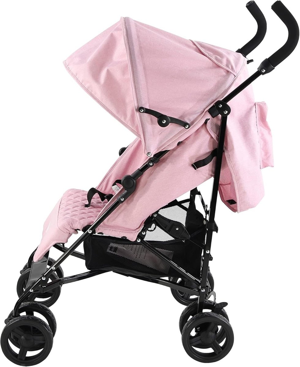 Newborn Pram Pushchair 0+ to 15kg, Wide Seat, Reclining, Raincover - Kwikley