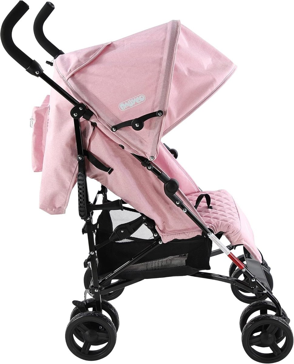Newborn Pram Pushchair 0+ to 15kg, Wide Seat, Reclining, Raincover - Kwikley