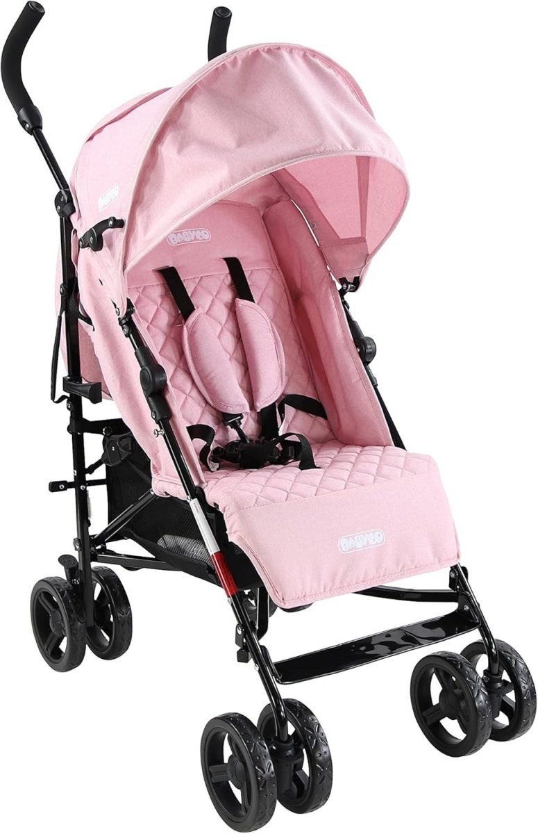 Newborn Pram Pushchair 0+ to 15kg, Wide Seat, Reclining, Raincover - Kwikley