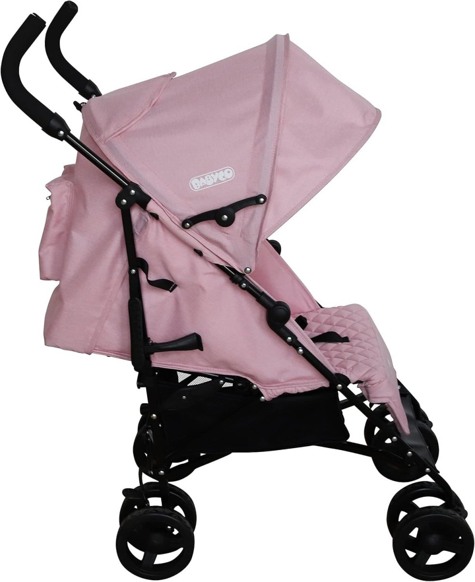 Newborn Pram Pushchair 0+ to 15kg, Wide Seat, Reclining, Raincover - Kwikley