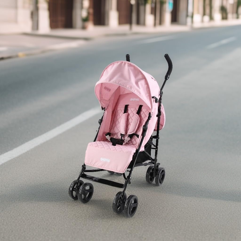 Newborn Pram Pushchair 0+ to 15kg, Wide Seat, Reclining, Raincover - Kwikley