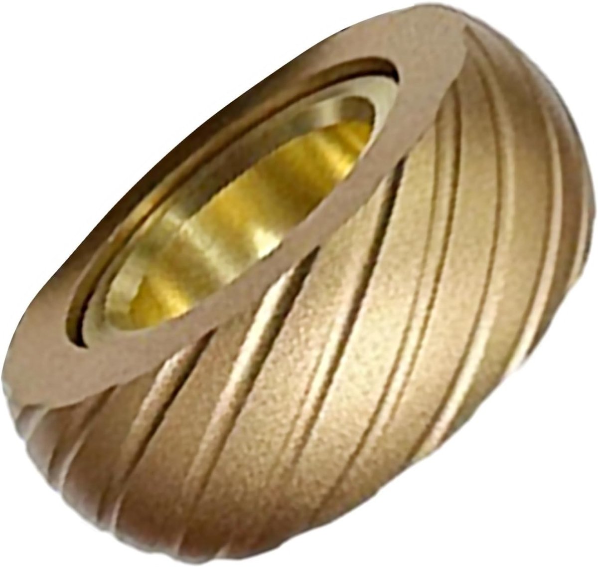 Non Slip Gear Spinner Ring Metal Finger Fidget Stress Relief EDC - Kwikley