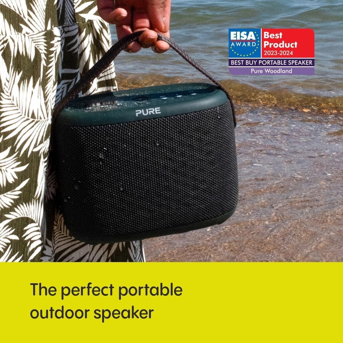Outdoor Bluetooth Speaker DAB+/FM Waterproof IP67 14h Battery - Kwikley
