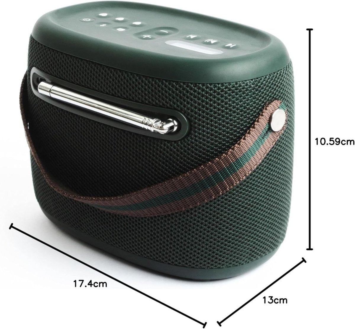 Outdoor Bluetooth Speaker DAB+/FM Waterproof IP67 14h Battery - Kwikley