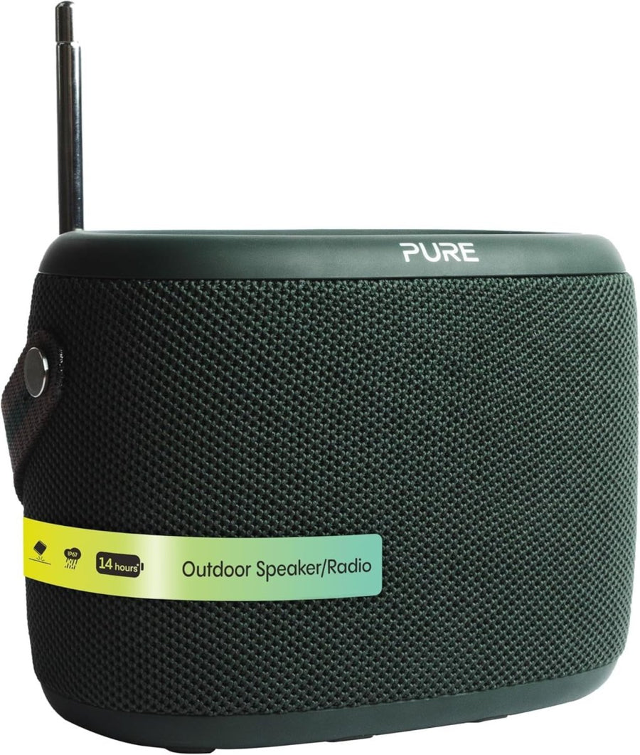 Outdoor Bluetooth Speaker DAB+/FM Waterproof IP67 14h Battery - Kwikley