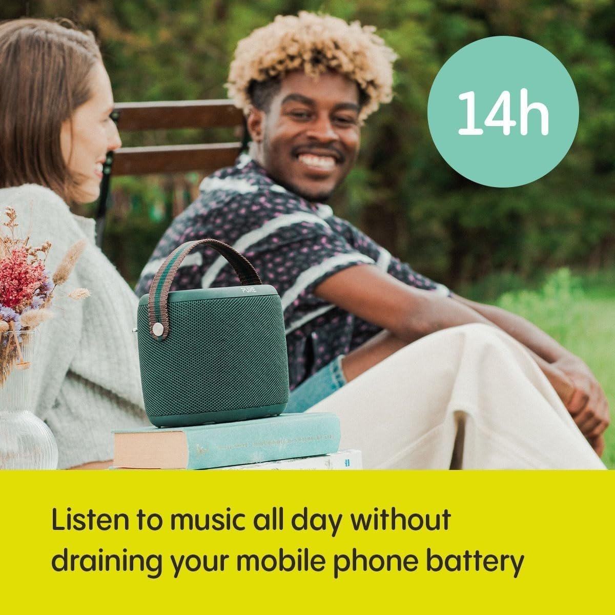 Outdoor Bluetooth Speaker DAB+/FM Waterproof IP67 14h Battery - Kwikley