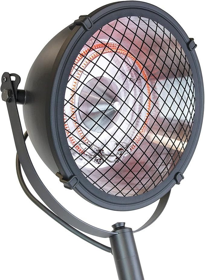Outdoor Electric Patio Heater Free Standing Tower 2100W 3 Heat Settings - Kwikley