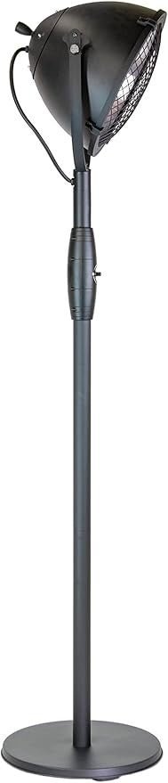 Outdoor Electric Patio Heater Free Standing Tower 2100W 3 Heat Settings - Kwikley