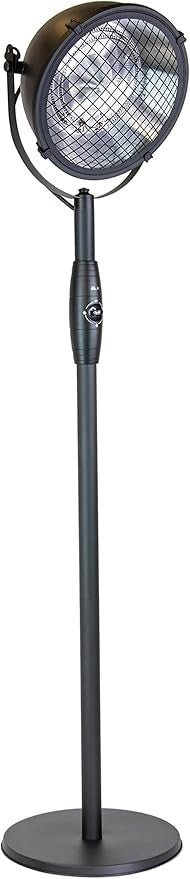 Outdoor Electric Patio Heater Free Standing Tower 2100W 3 Heat Settings - Kwikley