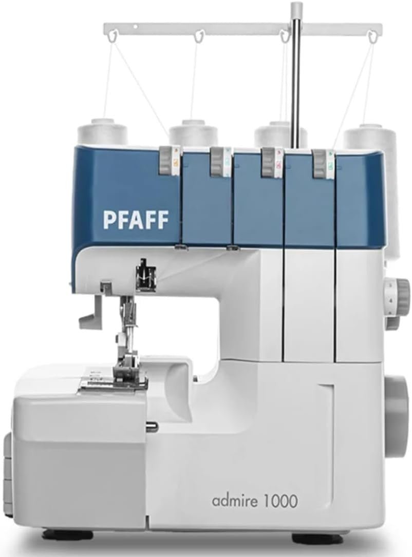 Overlock Serger Sewing Machine 16 Stitch Adjustable Guide Easy Thread - Kwikley