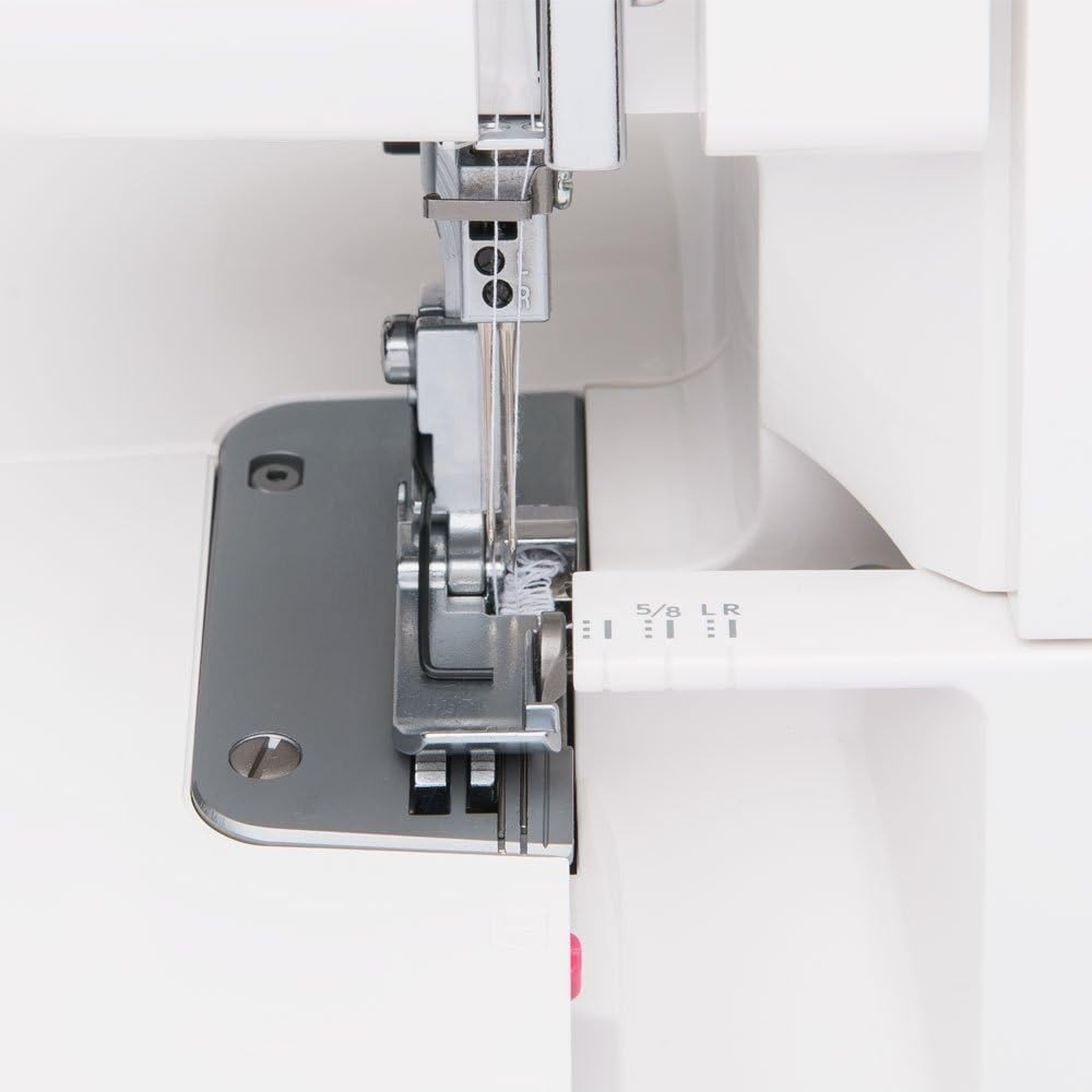 Overlock Serger Sewing Machine 3 4 Thread Differential Feed White - Kwikley