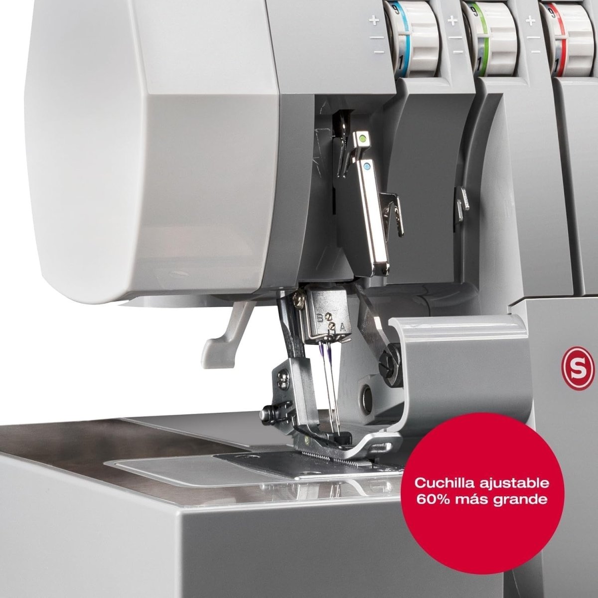 Overlock Sewing Machine High Speed Serger Differential Feed Silver - Kwikley