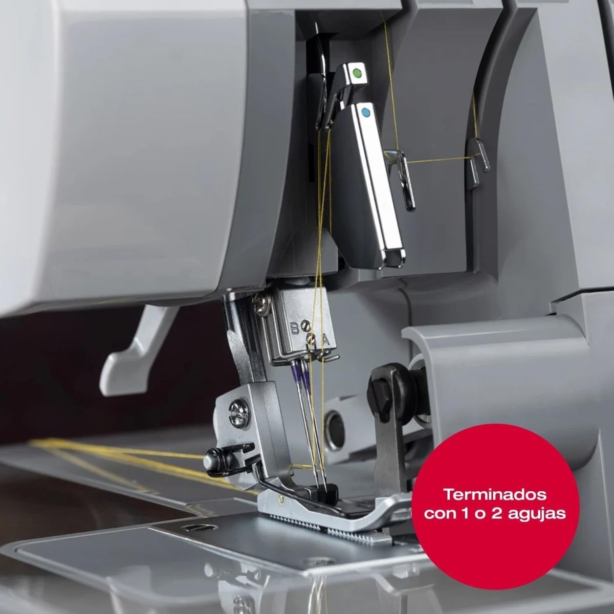 Overlock Sewing Machine High Speed Serger Differential Feed Silver - Kwikley