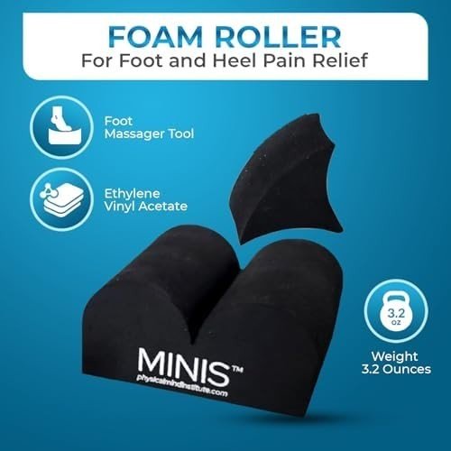 Parasetter Minis Foam Roller Foot Massager Plantar Fasciitis Relief Tool - Kwikley