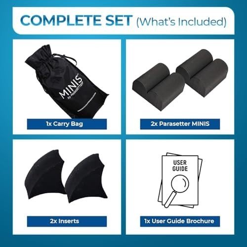 Parasetter Minis Foam Roller Foot Massager Plantar Fasciitis Relief Tool - Kwikley