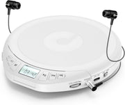 Personal CD Player Portable Anti - Skip LCD Display AUX Car Use Earphones - Kwikley