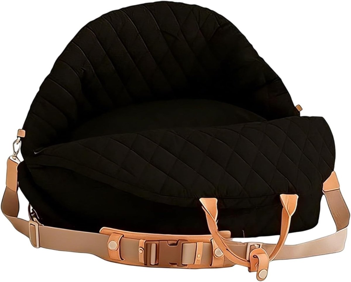 Pet Booster Car Seat Travel Carrier Waterproof Dog Bed w Safety Strap - Kwikley