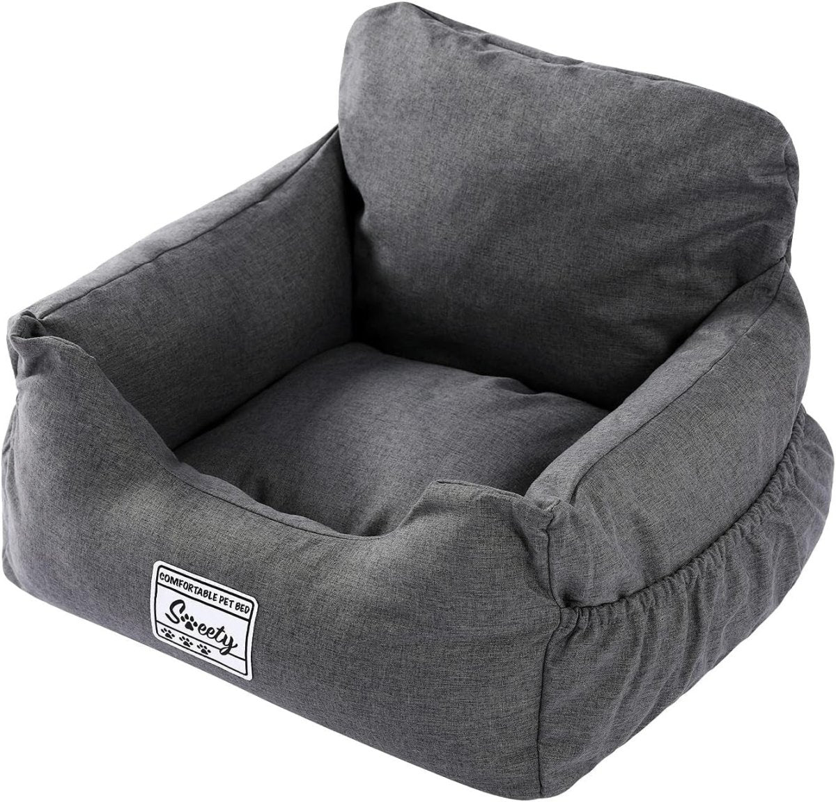 Pet Booster Car Seat Washable Travel Bed Non Slip Small Medium Dogs - Kwikley