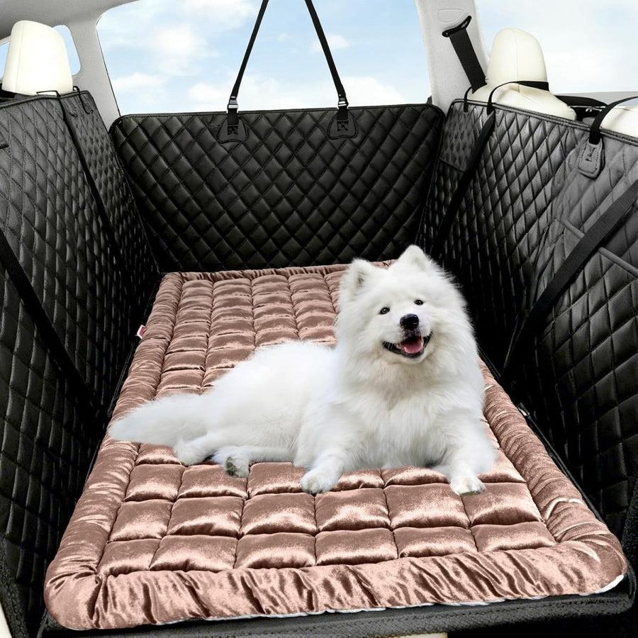 Pet Travel Bed Waterproof Rear Car Seat Mat Non Slip Washable 137cm - Kwikley