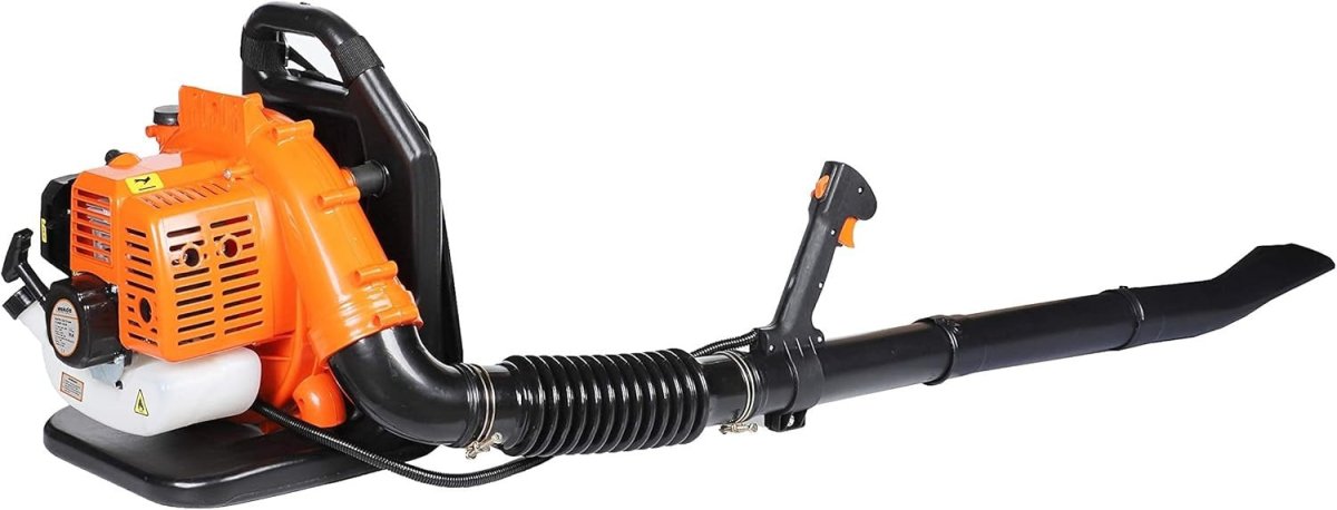 Petrol Backpack Leaf Blower 43cc High Power Turbo Nozzle Easy Start - Kwikley