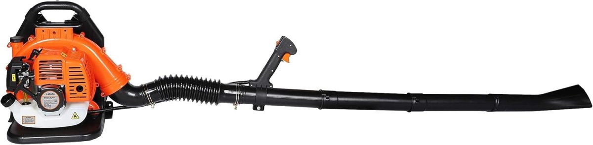 Petrol Backpack Leaf Blower 43cc High Power Turbo Nozzle Easy Start - Kwikley