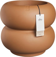 Plant Pot 43cm Caramel Indoor Outdoor Recycled Plastic - Kwikley