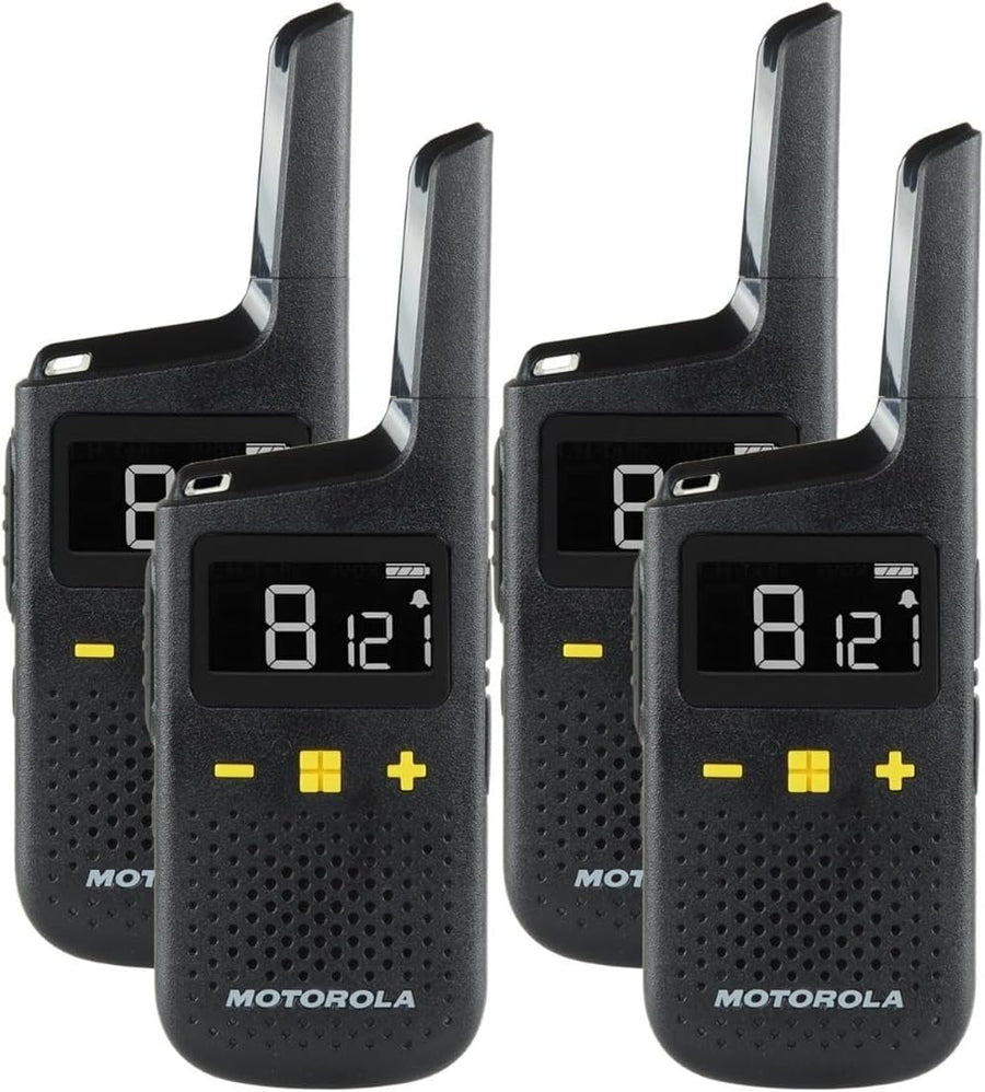 PMR446 Walkie Talkies 4 Pack Waterproof Dustproof Long Range Radio - Kwikley