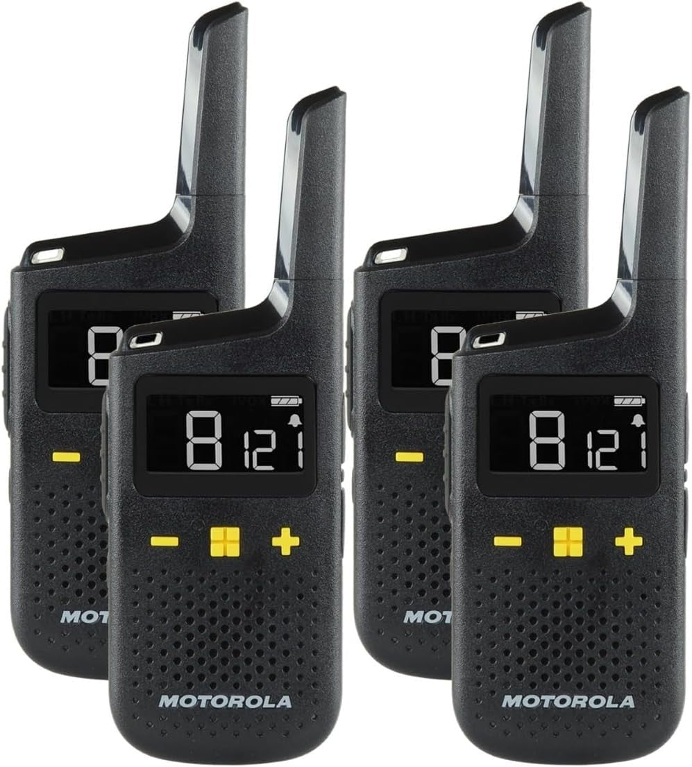PMR446 Walkie Talkies 4 Pack Waterproof Dustproof Long Range Radio - Kwikley