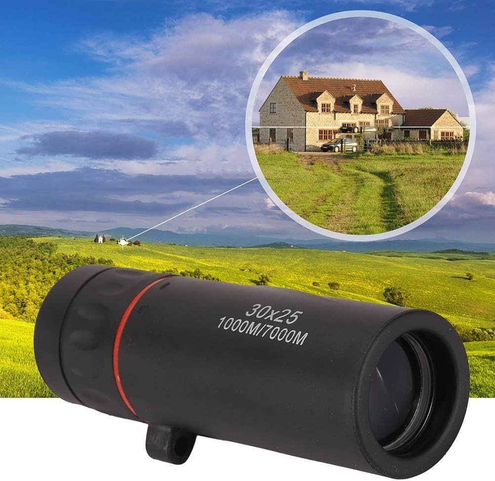 Pocket Telescope 30x25 HD Black | Waterproof | Night Vision | Portable - Kwikley