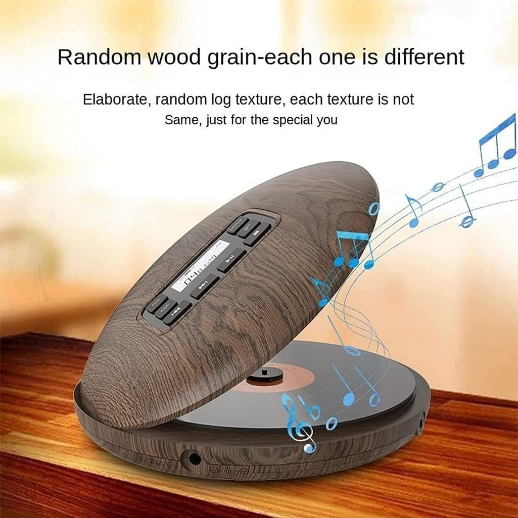 Portable Bluetooth CD Player Anti Shock AUX USB Car Home Music - Kwikley
