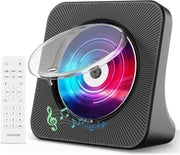 Portable Bluetooth CD Player HiFi Speakers FM Radio USB AUX Remote - Kwikley