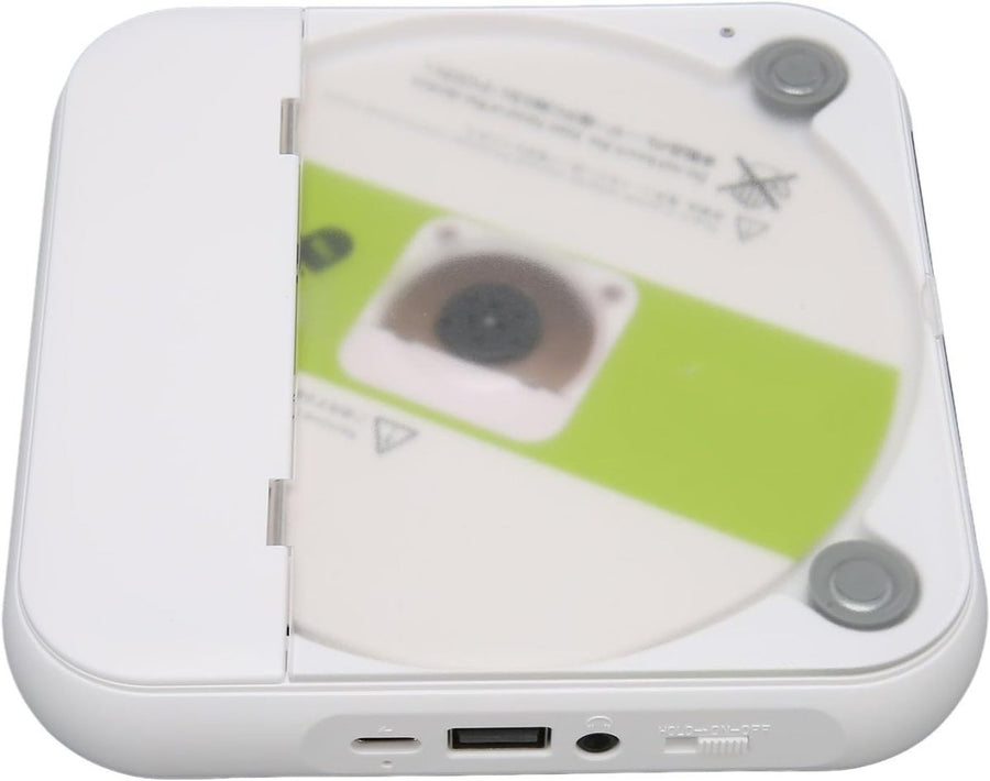 Portable Bluetooth CD Player Rechargeable LCD USB AUX w/ Earphones - Kwikley