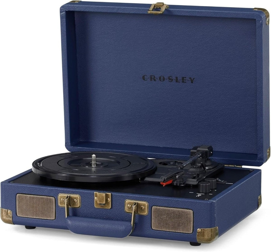 Portable Bluetooth Turntable 3 Speed Vinyl Record Player Speakers - Kwikley