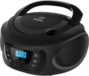 Portable Boombox CD Player Bluetooth FM Radio USB AUX Headphone Jack - Kwikley