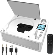 Portable CD Boombox Bluetooth FM Radio Rechargeable USB AUX Remote - Kwikley