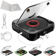 Portable CD Player Bluetooth 5.3 Rechargeable Anti Skip AUX - Kwikley