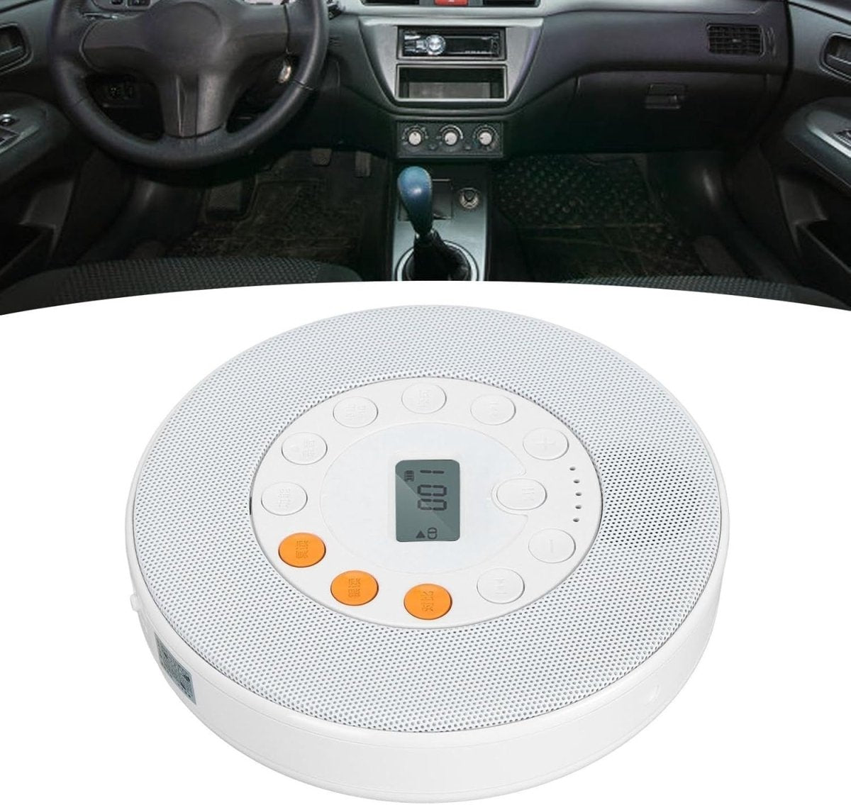 Portable CD Player Built in Speaker Rechargeable USB AUX Anti Skip - Kwikley