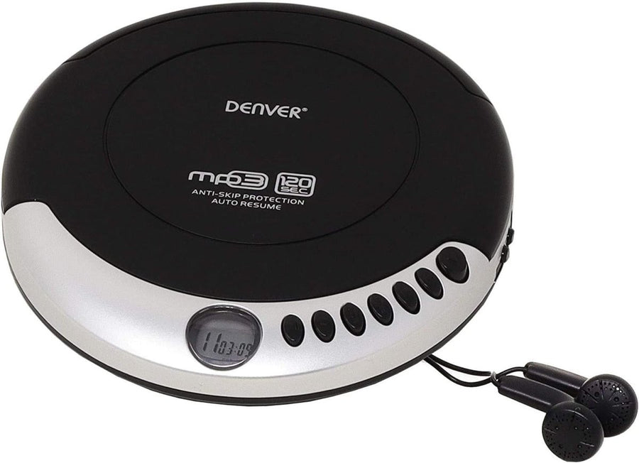 Portable CD Player Discman MP3 Audio Book Anti Shock Bass Boost - Kwikley